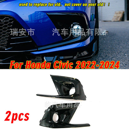 Front Fog Lamp Bumper Light Cover for Honda Civic (2022–2024)