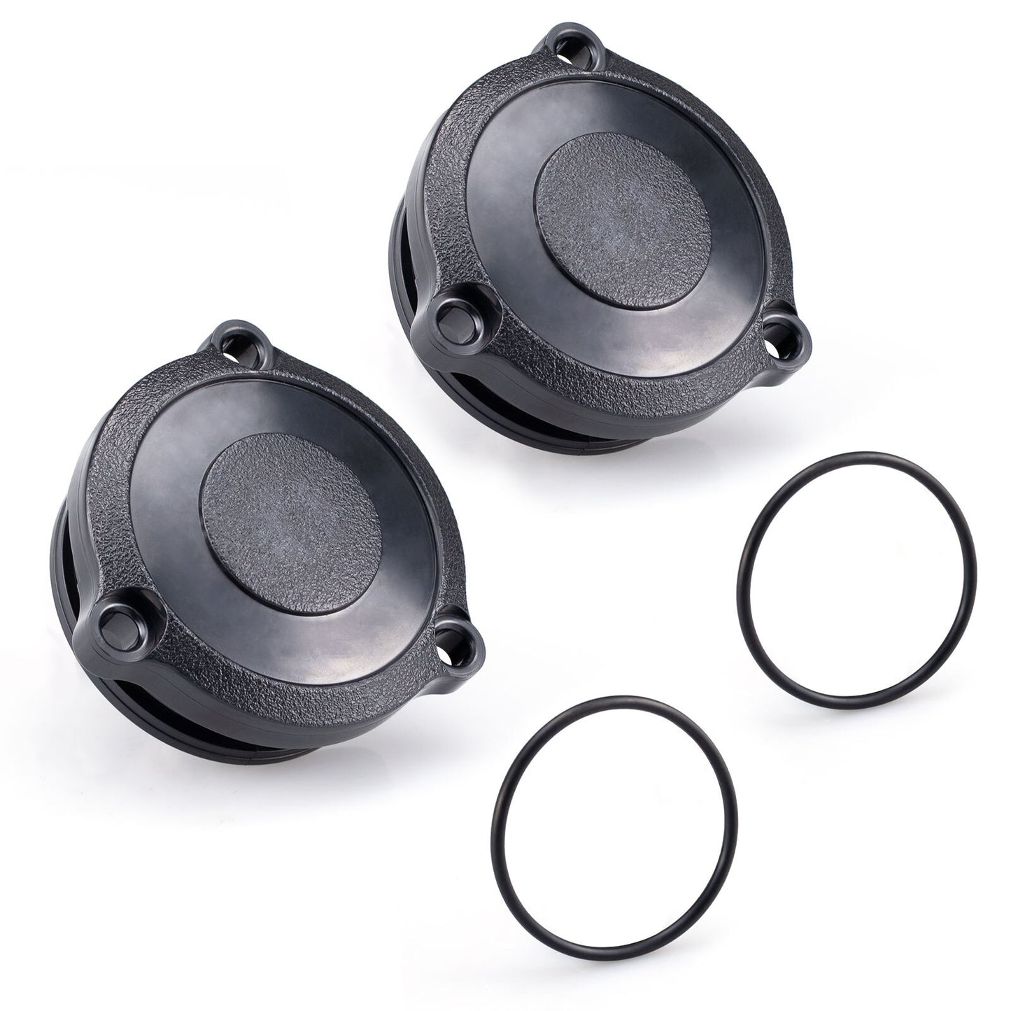 2 Front Wheel Hubcaps for Polaris Xplorer Big Boss Xpedition (1996–2004)