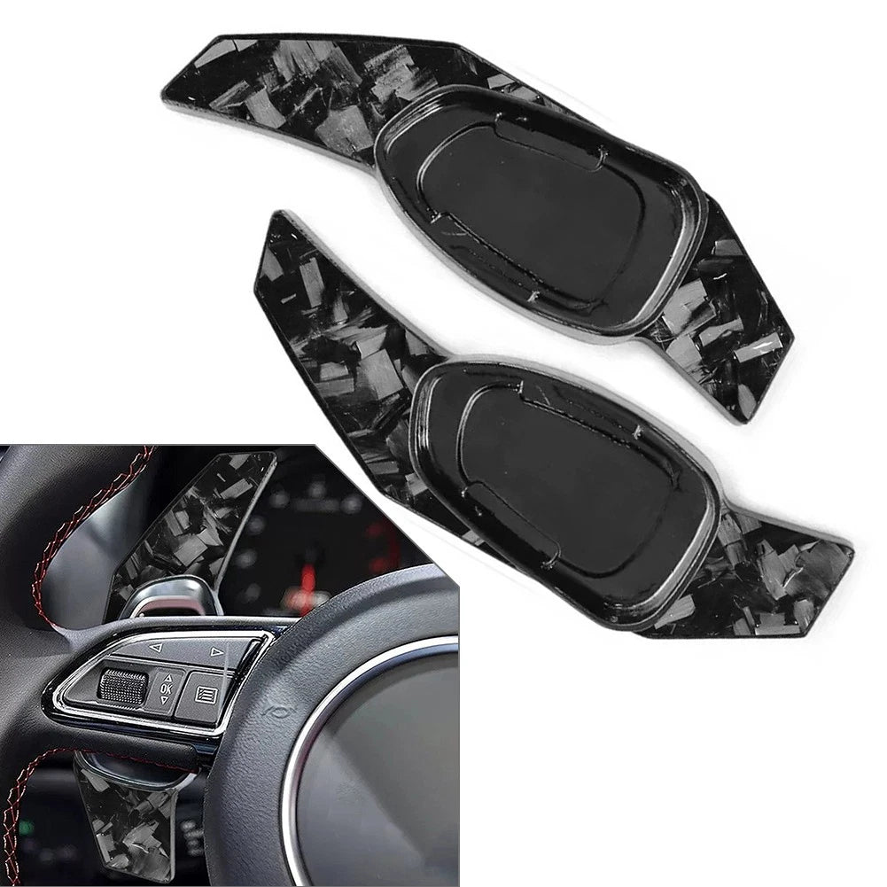 RHD Carbon Fiber Look Gear Shift Panel Side Cover Trim for Audi A3 8V (2014–2019)