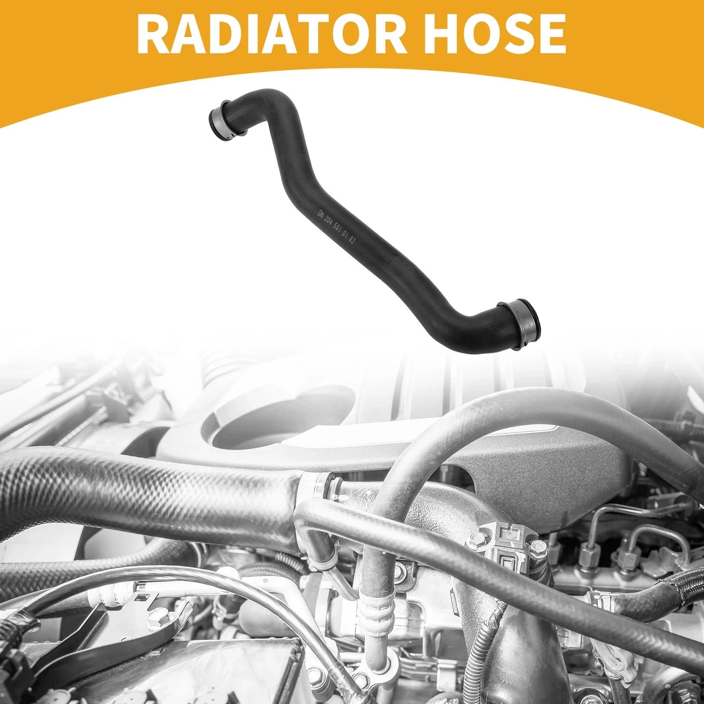 Radiator Hose for Mercedes Benz C Class W204 C180 C200 (2007-2014)