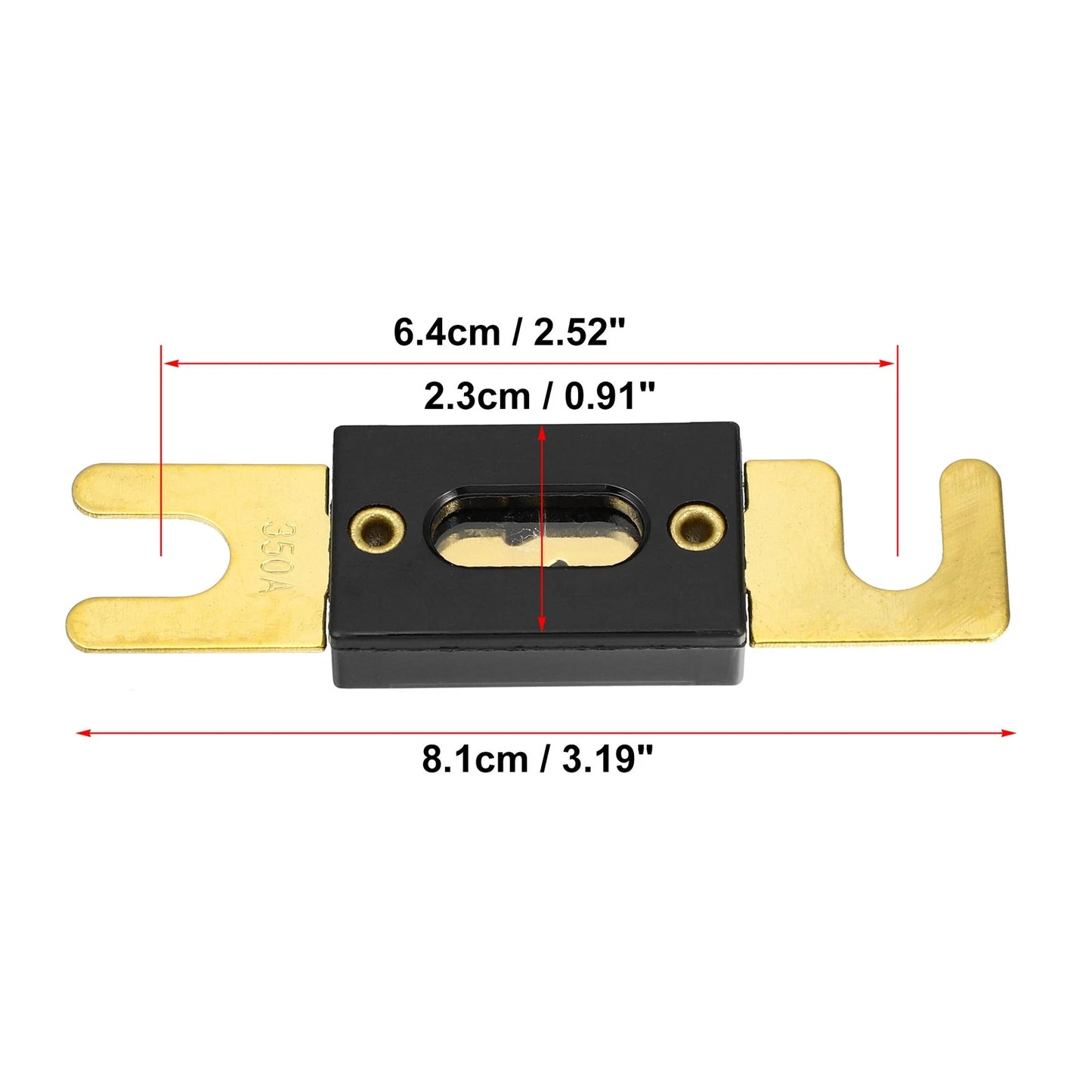 2X 350A ANL Fuses for Car Truck Motorcycle Boat Audio (Universal)