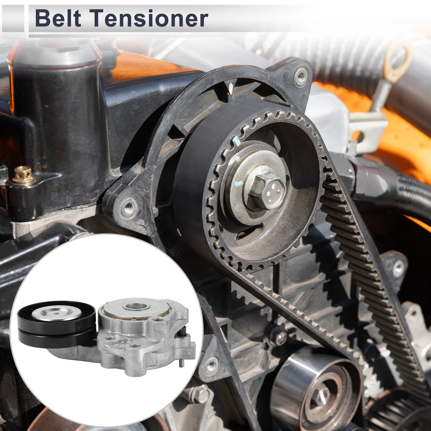 Belt Tensioner Pulley Assembly for Audi A1 (2011–2015) Metal 1 Pc