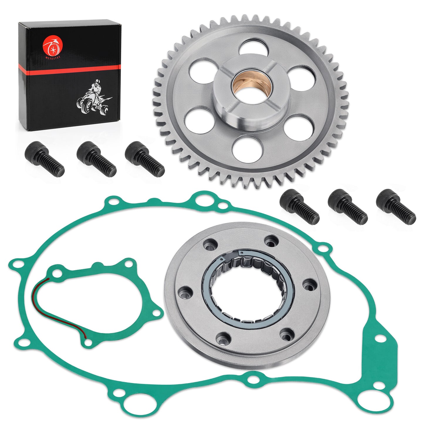 Starter Clutch Gear Kit for Yamaha YFM660R Raptor 660R (2004–2005)