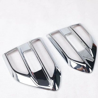 2 x ABS Chrome Front Side Vent Fender Cover Trim for Ford Ranger (2015–2022)