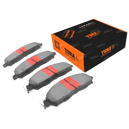 Set of 4 Front Disc Brake Pads for Nissan Navara D23 (2015–2018)