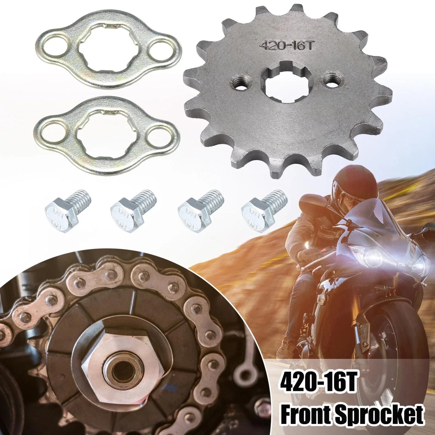 16T 17mm Front Sprocket for Honda 50cc 70cc 90cc 110cc 125cc