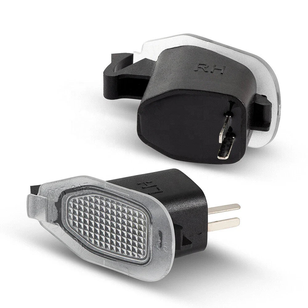 White LED Side Mirror Puddle Lights for Ford Mustang (2013–2014)