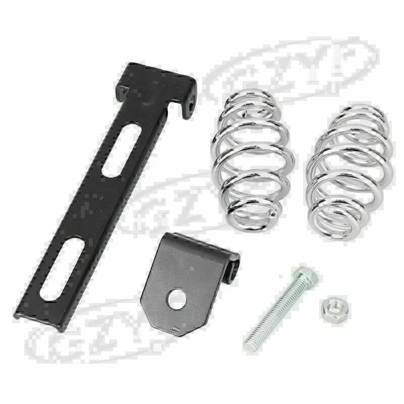 Sliding T-Bar & Solo Seat Barrel Spring Mounts for Moto Seat