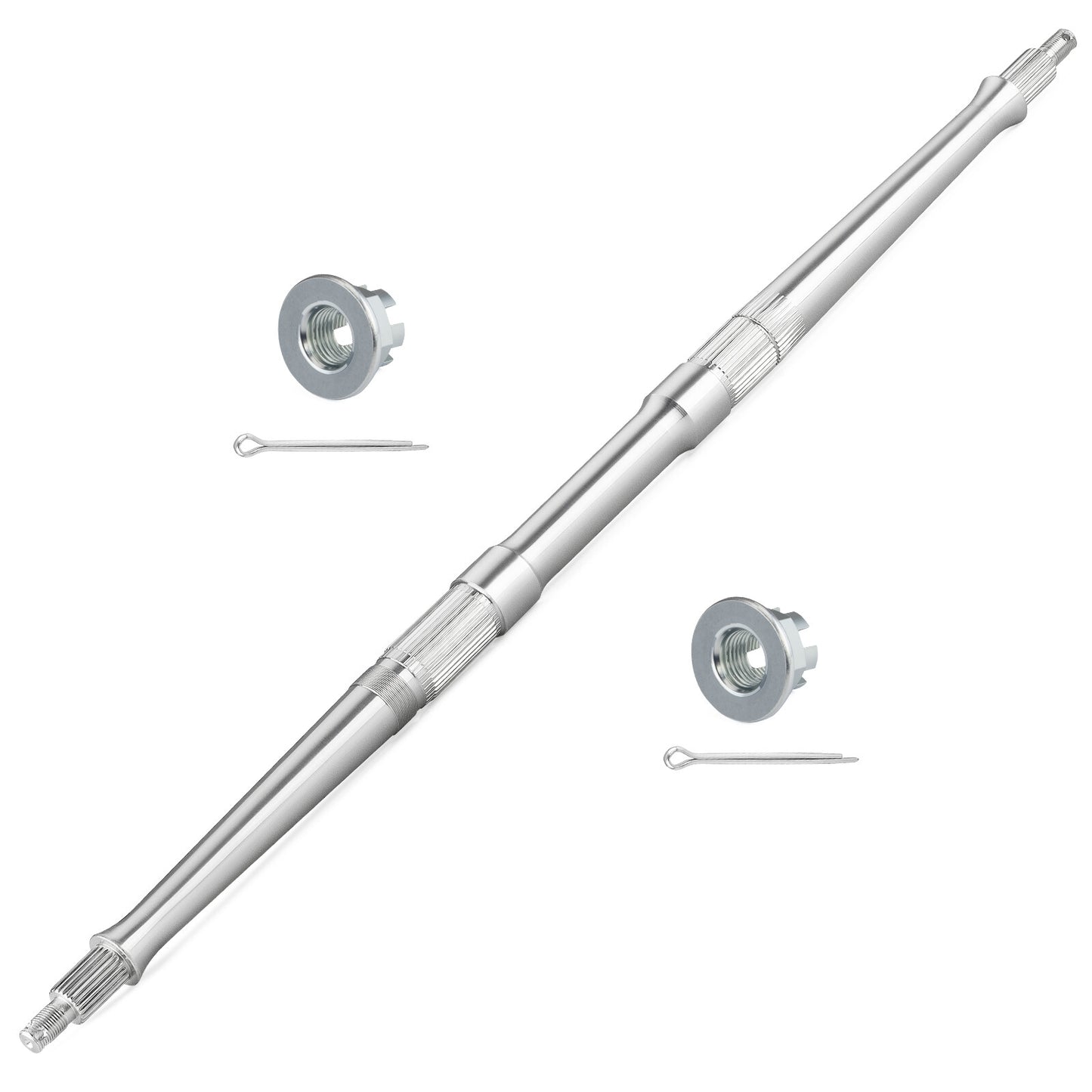 Rear Axle Shaft with Nut Pin for Yamaha Raptor 700R (2006–2025)