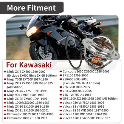 Thermostat for Kawasaki Ninja ZX-7 ZX750 ZX-6 ZX600 (1989–2002)