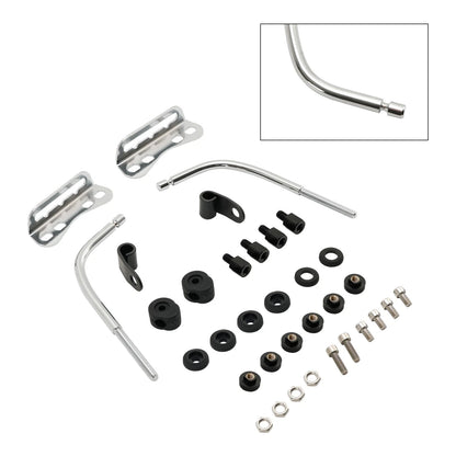 Cafe Racer Motorcycle Headlight Windshield Mount Bracket Universal