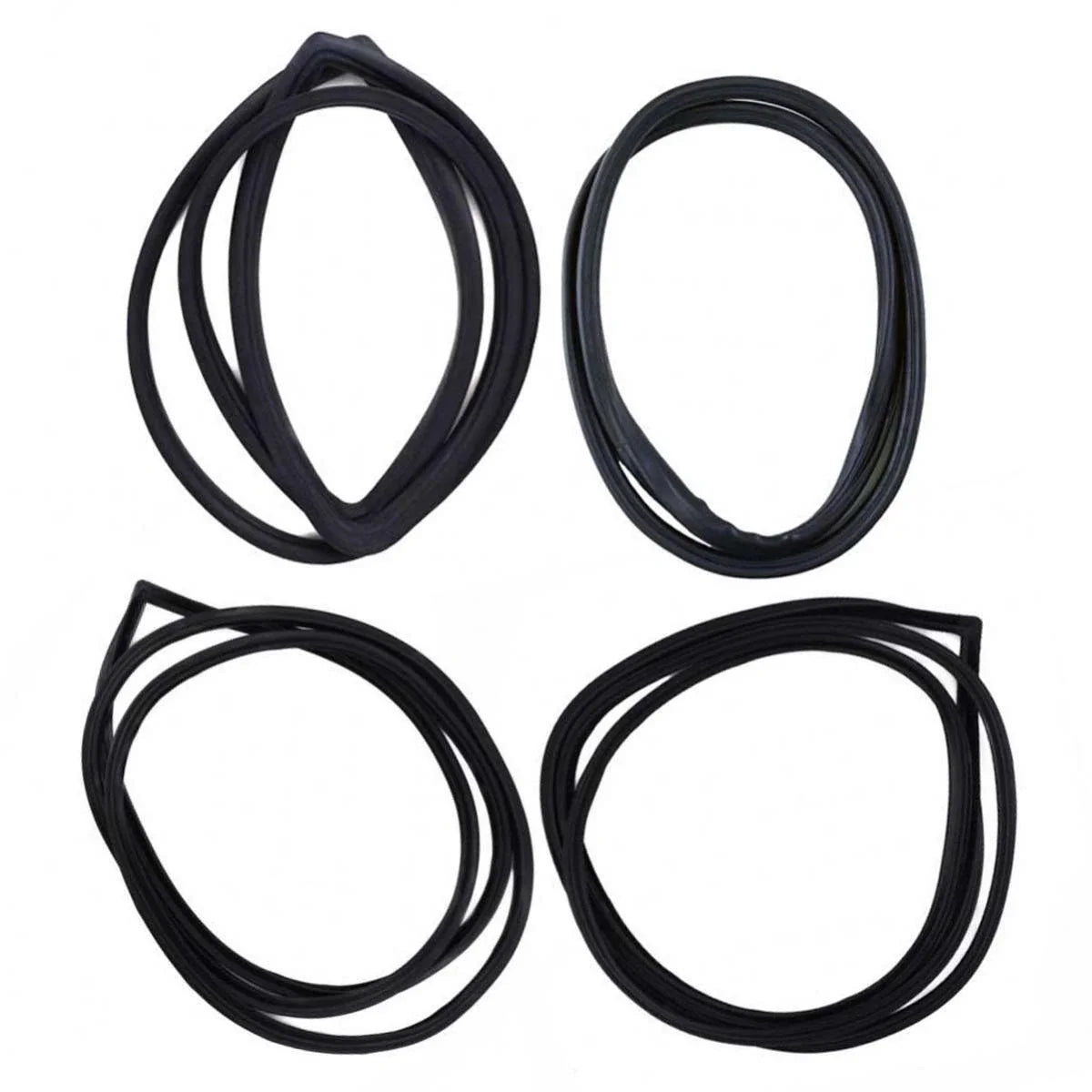 Windshield Front Rear Door Rubber Seal Set 4 Fits Datsun 620 Pickup 1972-79