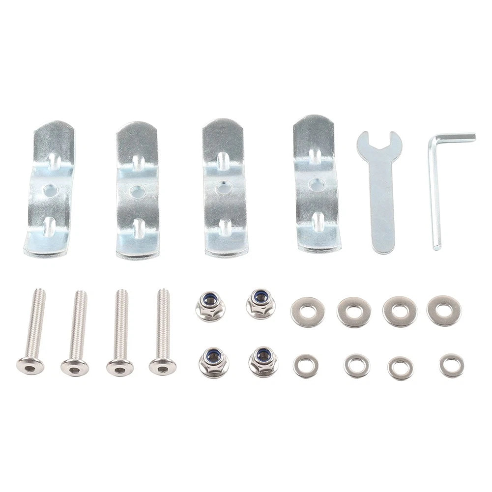 CNC Headlight Lamp Mount Bracket for Universal Fit 41mm Fork Tubes (Pair)