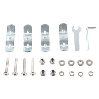 CNC Headlight Lamp Mount Bracket for Universal Fit 41mm Fork Tubes (Pair)