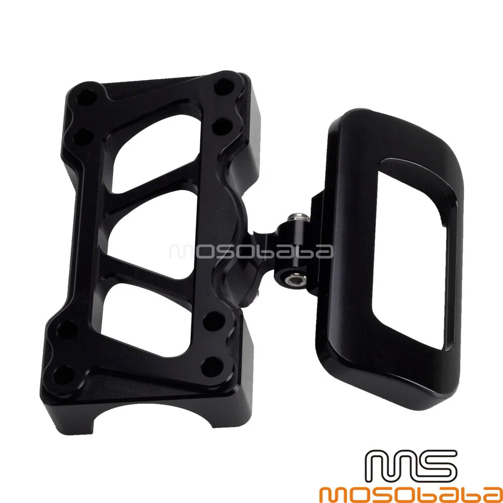 Digital Dash Gauge Relocation Mount & Top Clamp Cover for Harley Softail (18-22)