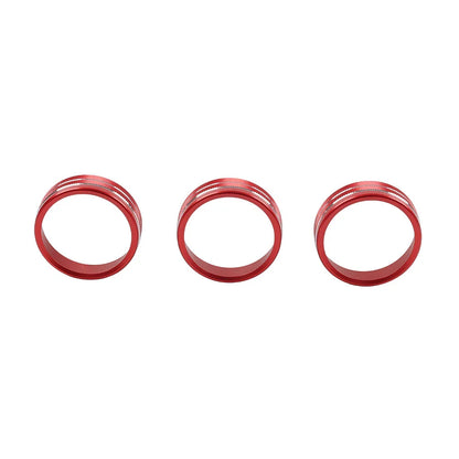 Red Center Console AC Knob Ring Trim for Subaru BRZ, Toyota GR86 (2021-2024)