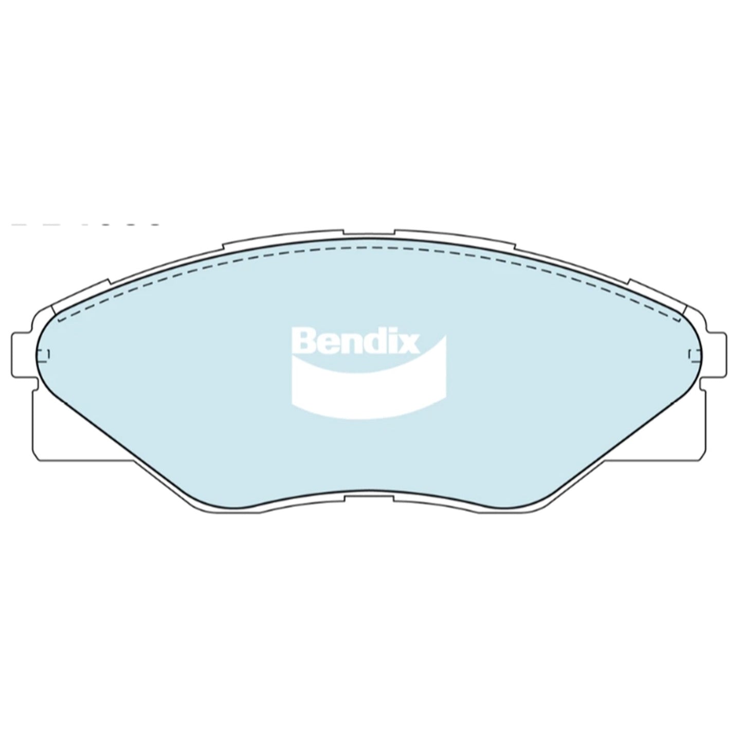 Set of 4 Bendix Front Disc Brake Pads for Hilux (2008–2016)