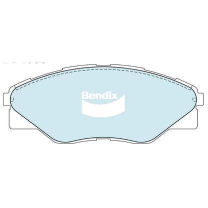 Set of 4 Bendix Front Disc Brake Pads for Hilux (2008–2016)