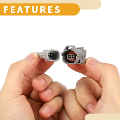 2 Pin Fuel Injector Connector Plug for Toyota