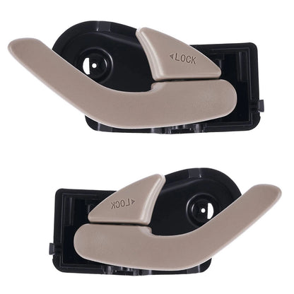 2X Beige Inner Door Handle for Ford Escape (2001–2012)