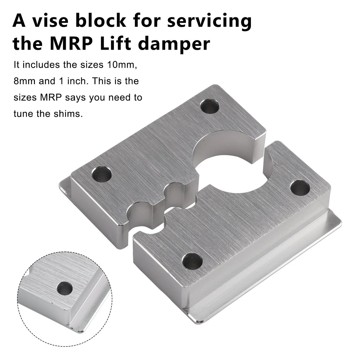 MRP Lift Shock Absorber Adjustment Tool with 8mm/10mm Clamp Block