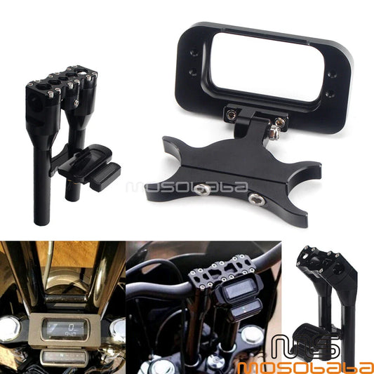 1-1/4” T-Bar Digital Gauge Mount for Harley Softail FXBR FXBRS FXBB (2018-2022)