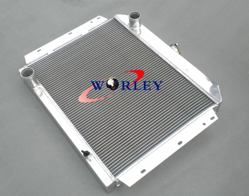 3 Row Aluminum Radiator with Fan for International Scout V8 (1966–1969)