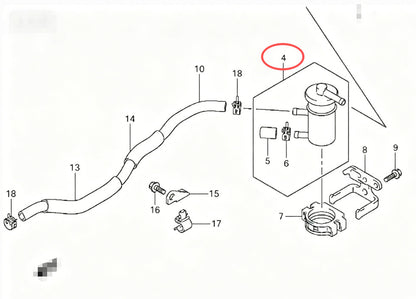 Fuel Filter for Suzuki DF40A/50A/60A (2000–2023)