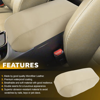 Center Console Armrest Lid Cover for Hyundai Sonata (2015–2019) Beige