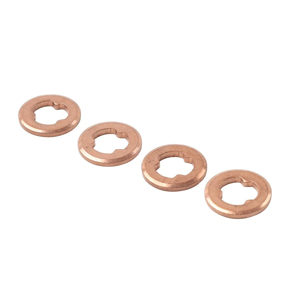 4Pcs Copper Diesel Injector Nozzle Seal Washers for Mazda BT-50, Ford PJ PK