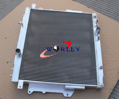 Aluminum Radiator with Blue Hose for Toyota Hilux (2005–2015)