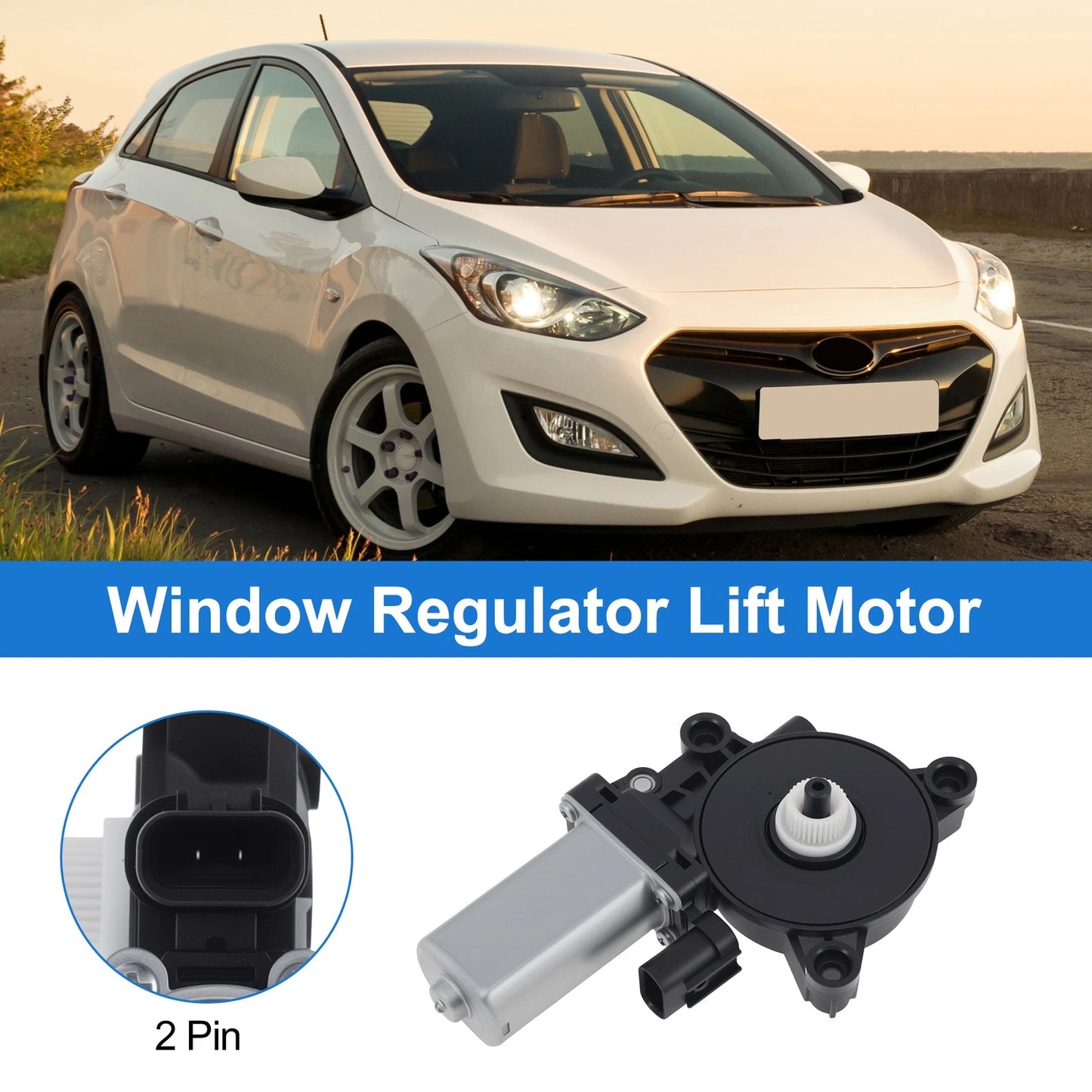 Right Rear Power Window Regulator Lift Motor 83460A5000 for Hyundai i30 II (2013–2016)