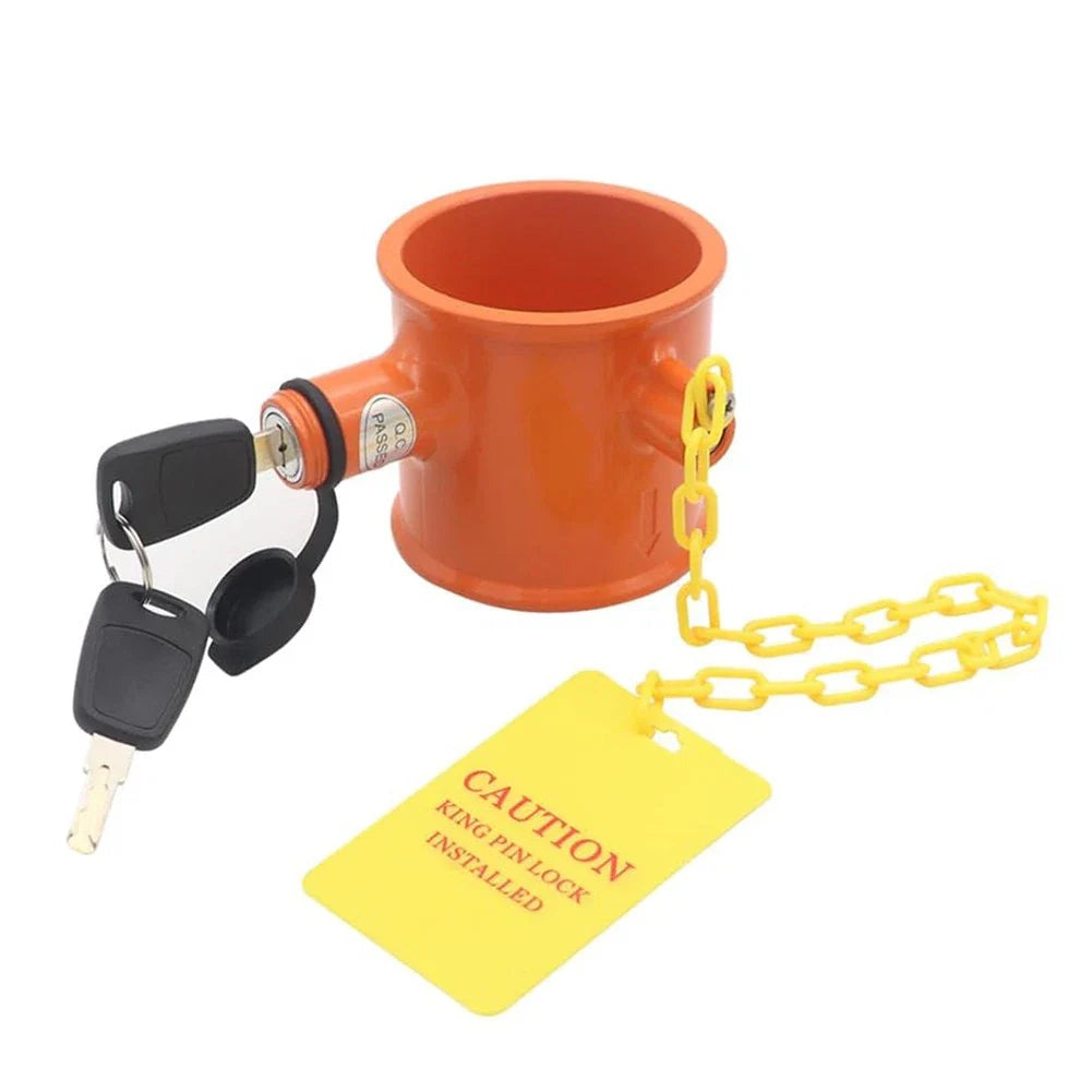 5th Wheel Anti Theft Pin Lock for Orange Trailer RV Camper