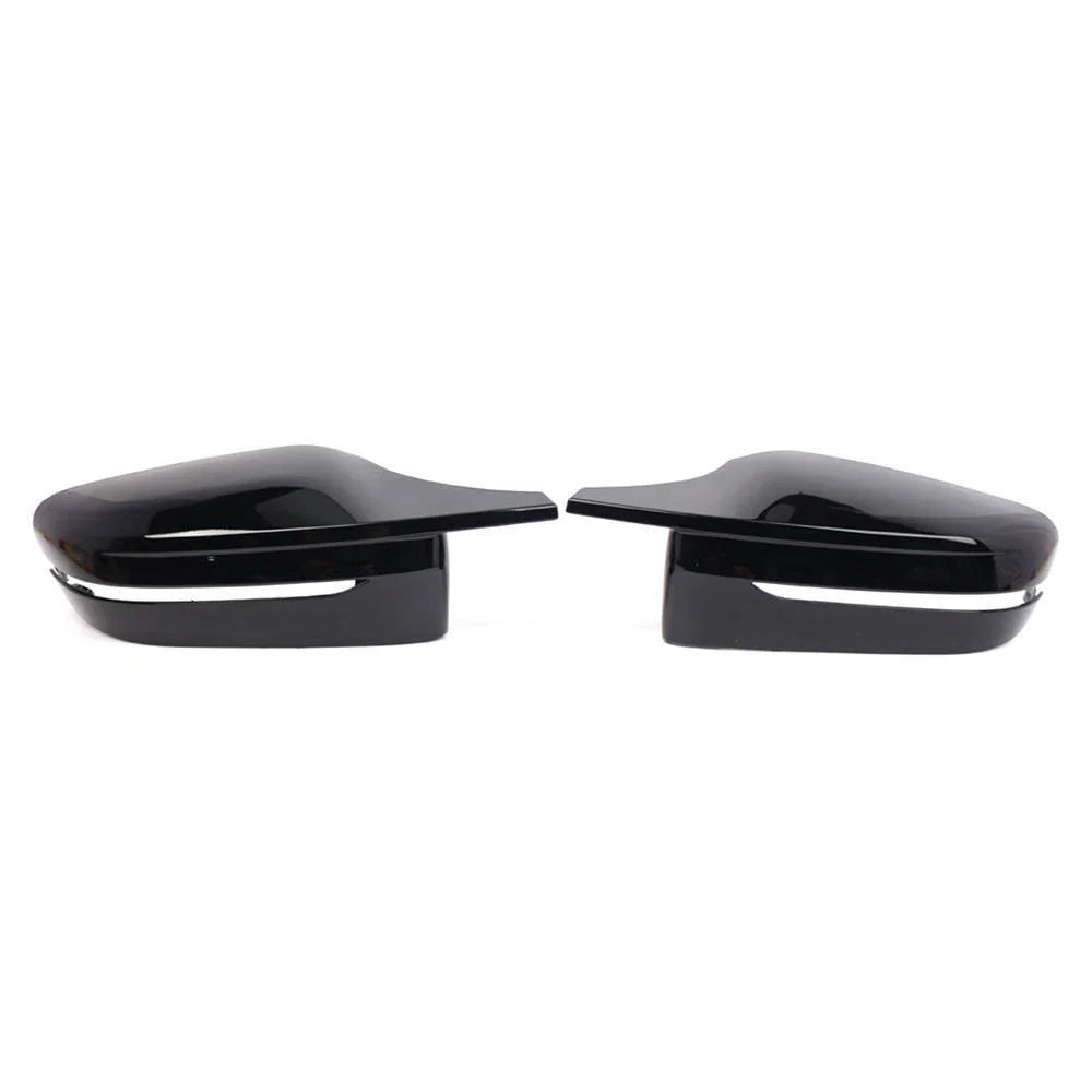 M Style Glossy Black Side Mirror Cover Caps for BMW 3 Series (2019–2023)