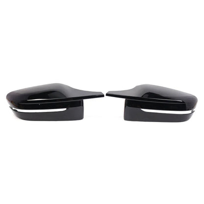 M Style Glossy Black Side Mirror Cover Caps for BMW 3 Series (2019–2023)