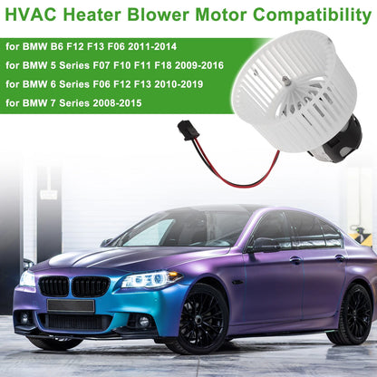 HVAC Blower Motor Assembly for BMW B6 F12 F13 F06 (2011–2014) 700294