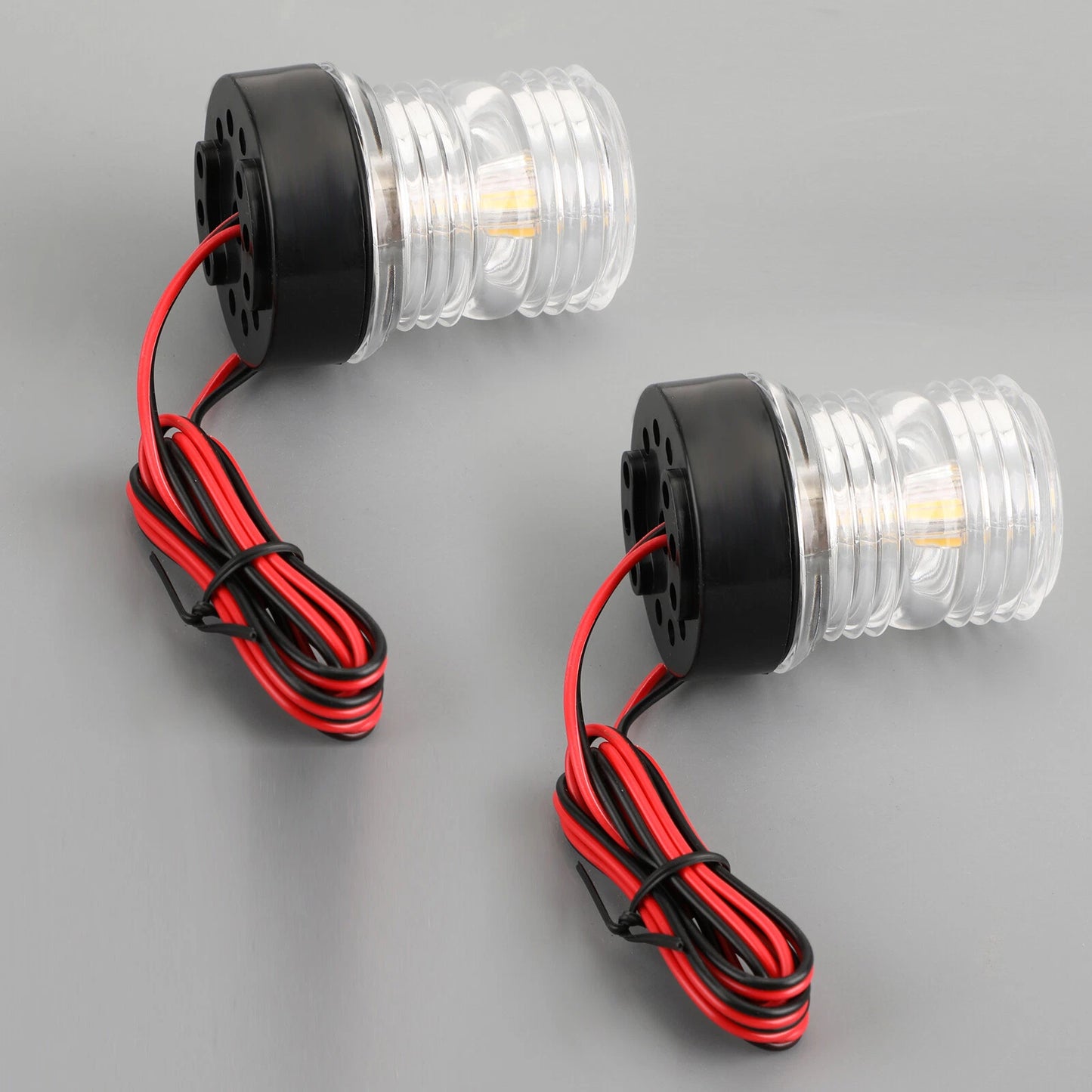 360° 12V White Navigation Lights for Boat/Yacht (No Year)