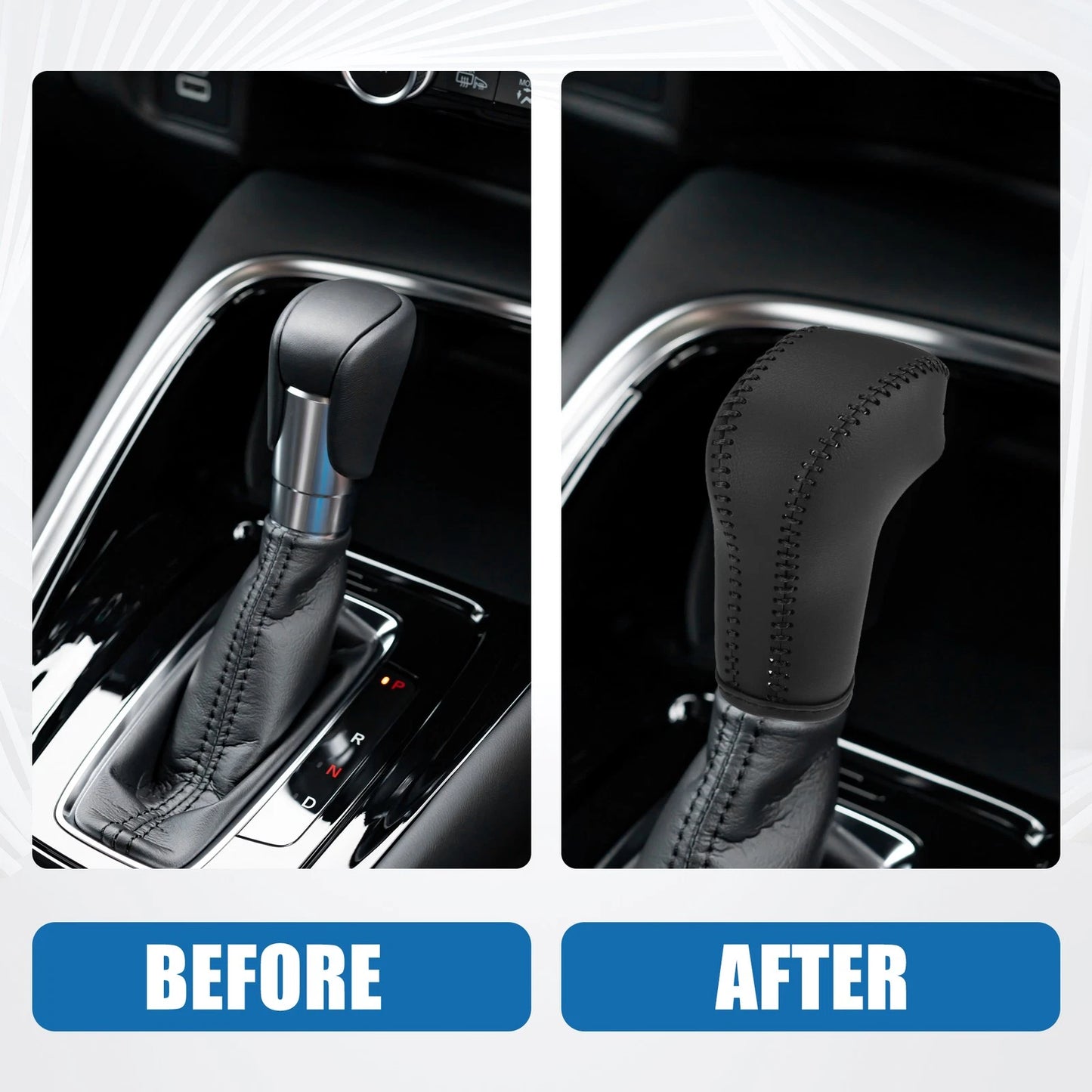 Gear Shifting Knob Cover for Porsche Cayenne (2003–2010) Black