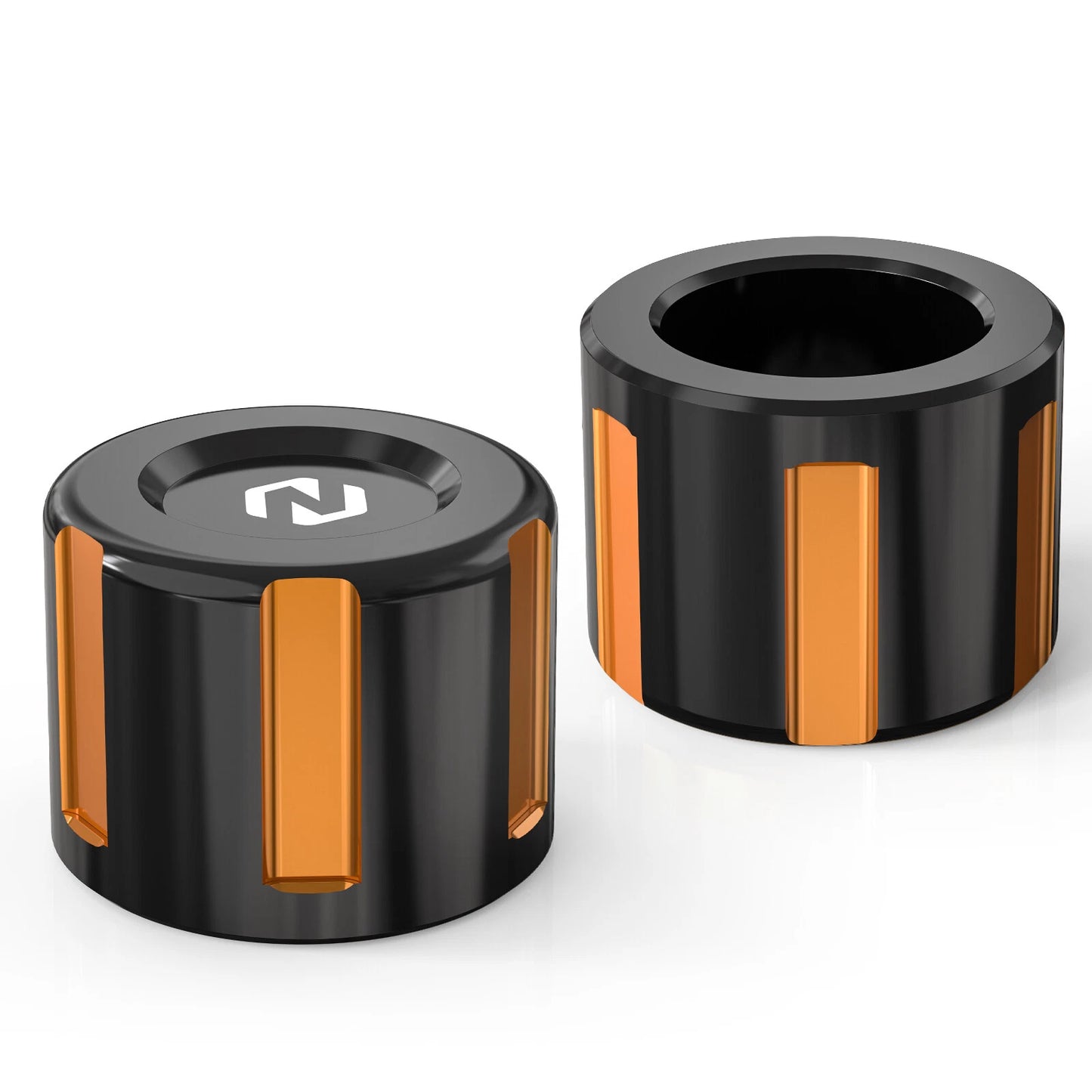 1 Pair Front Axle Nut Covers for Harley Softail (2007-2017)