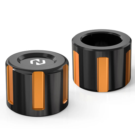 1 Pair Front Axle Nut Covers for Harley Softail (2007-2017)