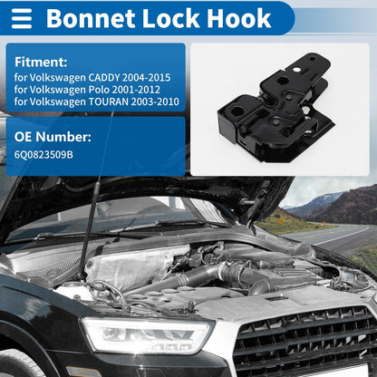 Hood Latch Assembly for Volkswagen Caddy (2004–2015) No. 6Q0823509B
