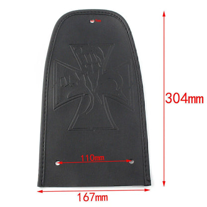 PU Rear Fender Bib Solo Seat Black for Harley Road Glide (2015-2023)