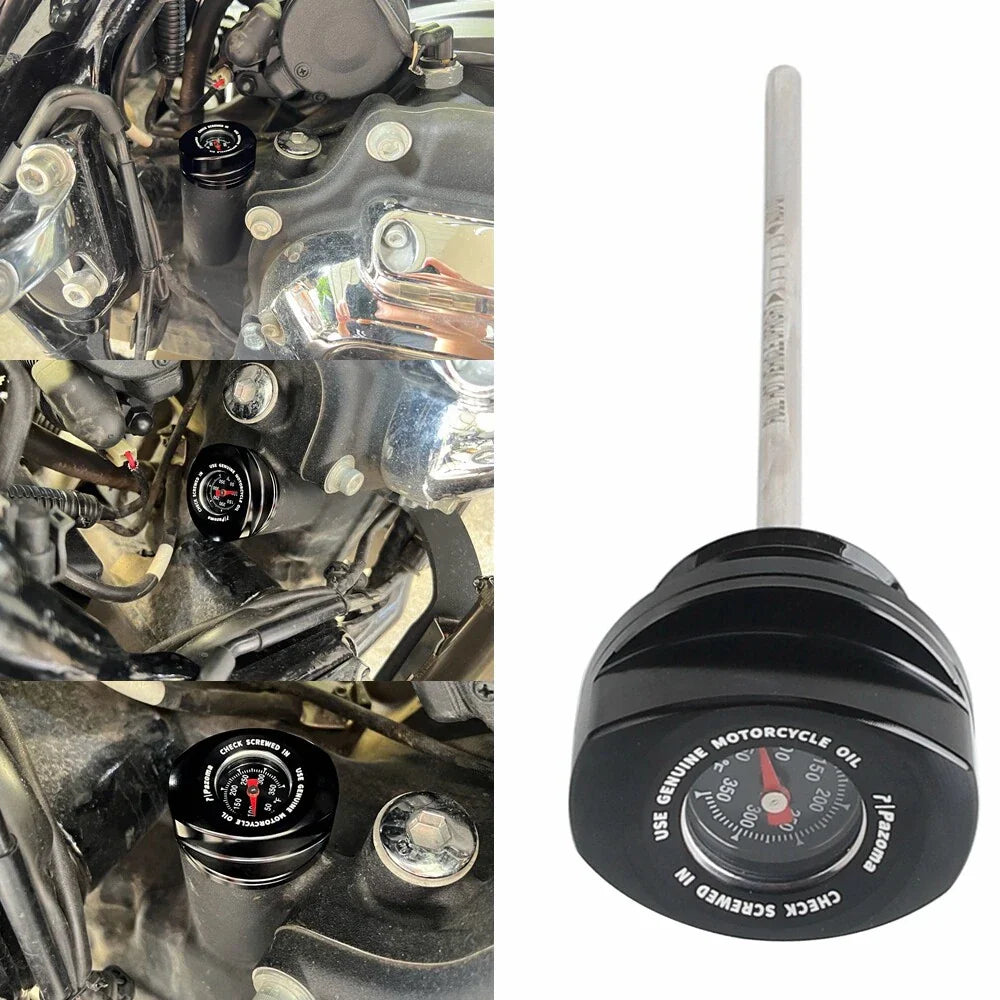 Oil Temperature Dipstick for Harley Road King FLHR FLHRXS FLHP FLHTP (2001-2023)