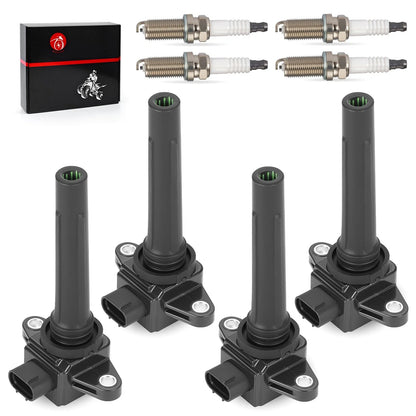 4pcs/set Ignition Coils w Spark Plug for Yamaha UP1800