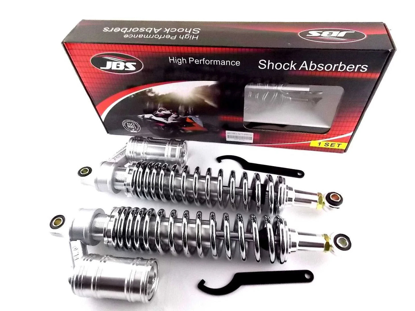 15.75" JBS Nitrogen Shock Absorbers for Harley Davidson VRSCR Street Rod (2006-2007)