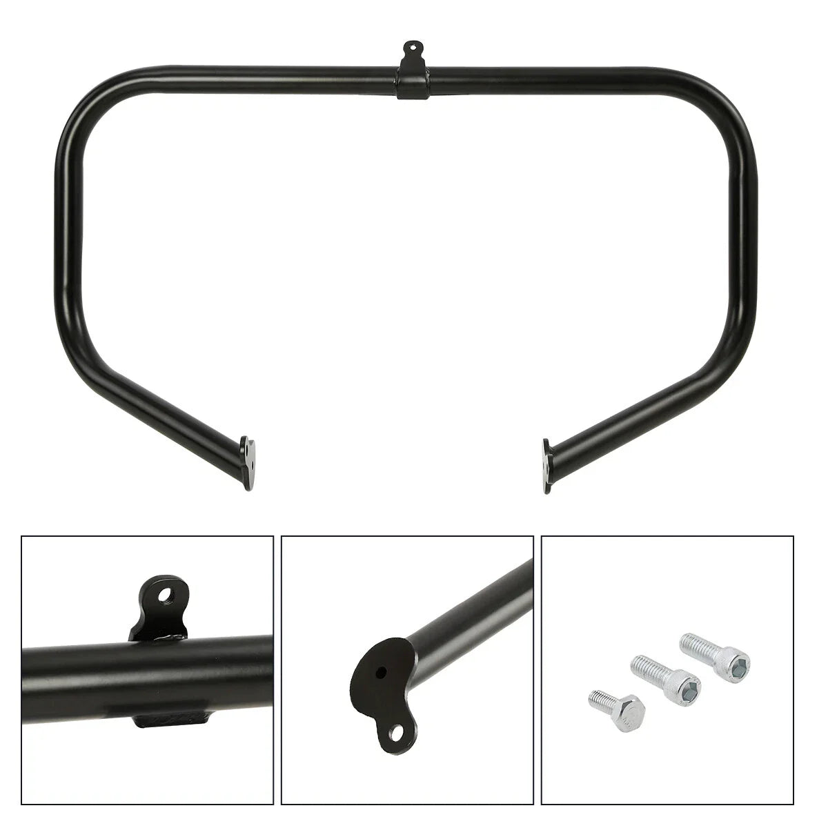 Black Engine Guard Highway Crash Bar for Harley Touring Ultra Limited (09-24)