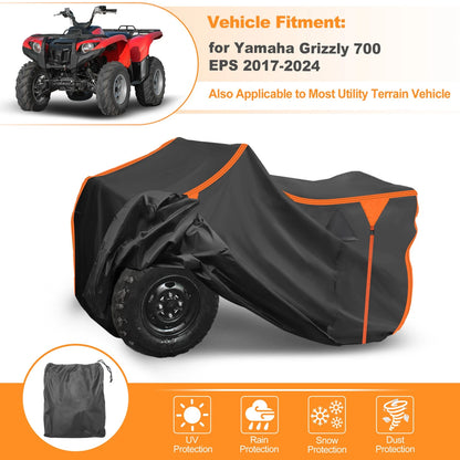 Waterproof ATV Cover for Yamaha Grizzly 700 EPS (2016–2023)