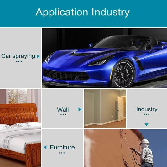 0.5mm Nozzle Air Brush & Aluminum Swivel Cup for K-3 Pneumatic Spray Gun