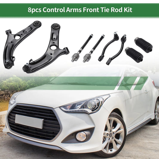 8pcs Front Suspension Control Arm Kit for Hyundai Elantra (2011–2016)