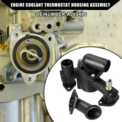 Engine Coolant Thermostat Housing Assembly AJ89486 for Jaguar XK8 (2003–2006)